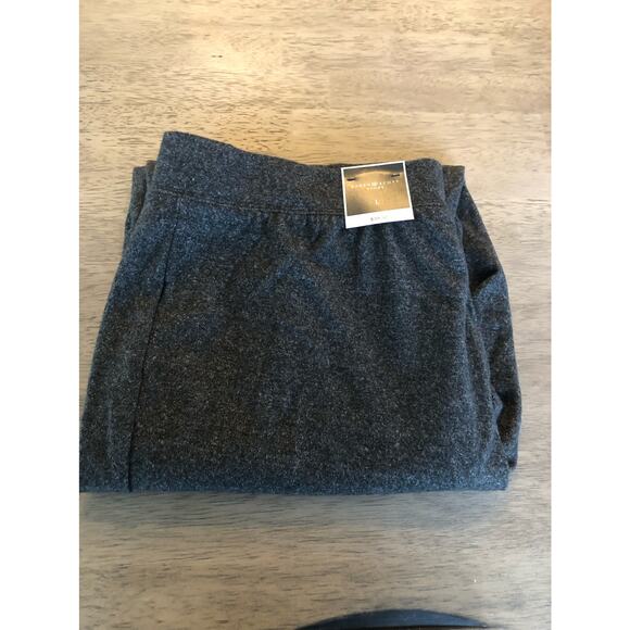 Karen Scott Knit Lounge Pants in Heather Gray - - Picture 4 of 5